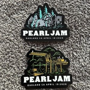 3/$25 Pearl Jam Stickers